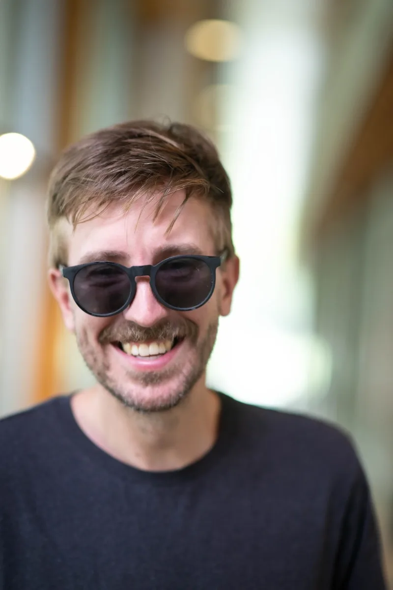 Portrait of Pawel, smiling